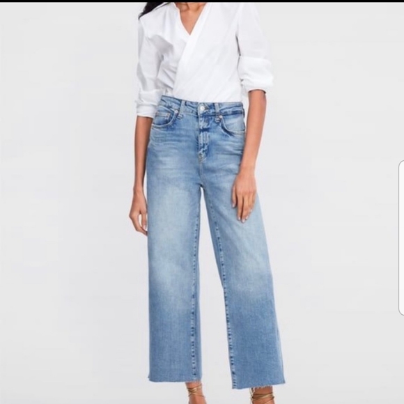 Zara Denim - 🆕️Zara high waist culotte pants